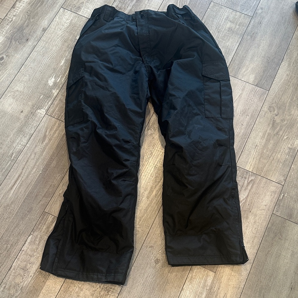 Ozark Trail Men's Black Ski Pants